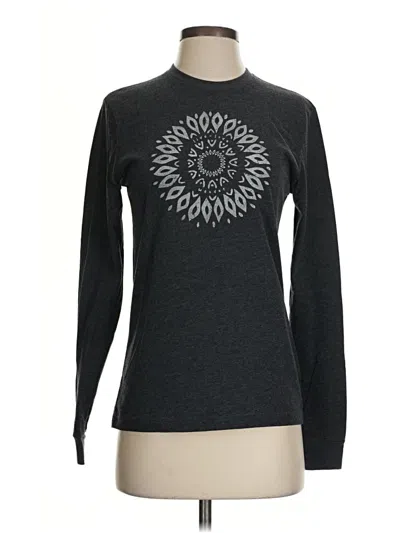 Pre-owned Next Level Apparel Long Sleeve T-shirt In Gray