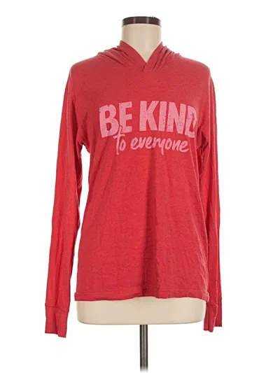 Pre-owned Next Level Apparel Pullover Hoodie In Red
