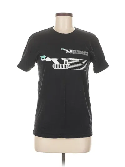 Pre-owned Next Level Apparel Short Sleeve T-shirt In Black