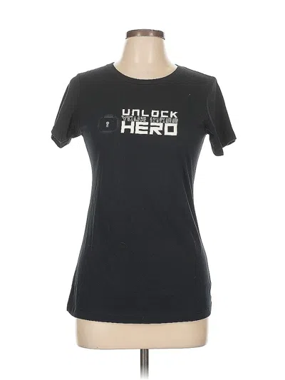 Pre-owned Next Level Apparel Short Sleeve T-shirt In Black