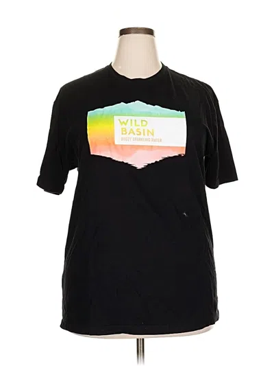 Pre-owned Next Level Apparel Short Sleeve T-shirt In Black