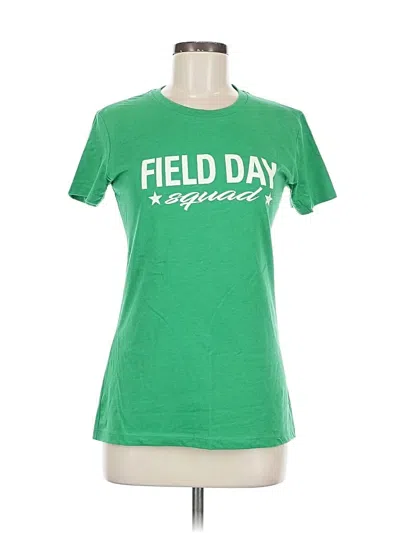 Pre-owned Next Level Apparel Short Sleeve T-shirt In Green