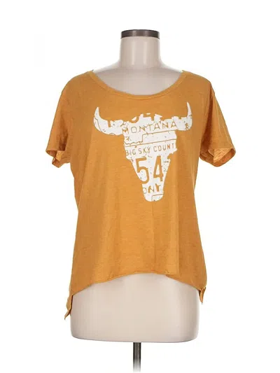 Pre-owned Next Level Apparel Short Sleeve T-shirt In Orange