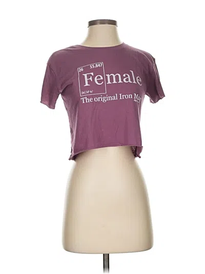 Pre-owned Next Level Apparel Short Sleeve T-shirt In Purple