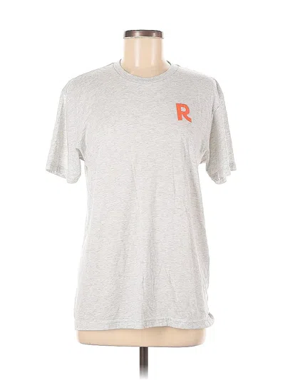 Pre-owned Next Level Apparel Short Sleeve T-shirt In Silver