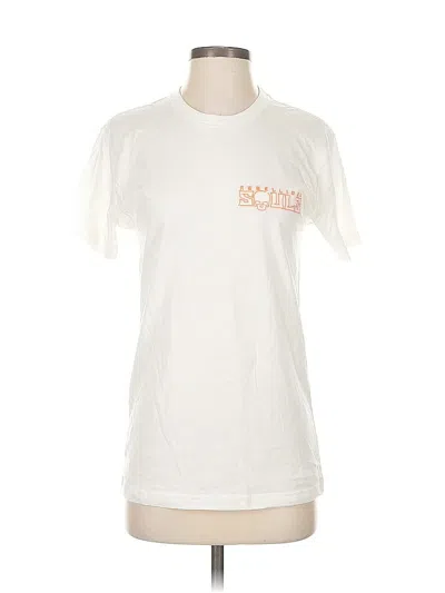 Pre-owned Next Level Apparel Short Sleeve T-shirt In White