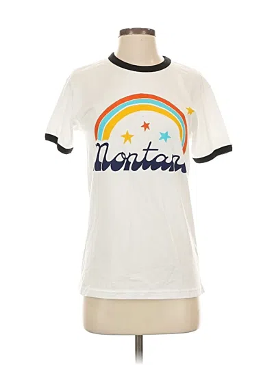 Pre-owned Next Level Apparel Short Sleeve T-shirt In White