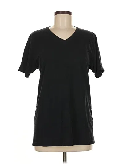 Pre-owned Next Level Apparel Short Sleeve T-shirt In Black