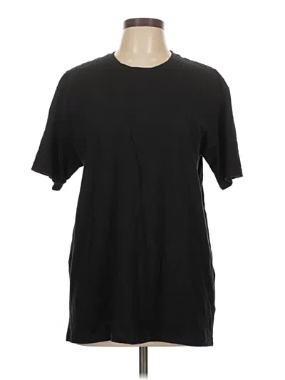Pre-owned Next Level Apparel Short Sleeve T-shirt In Black