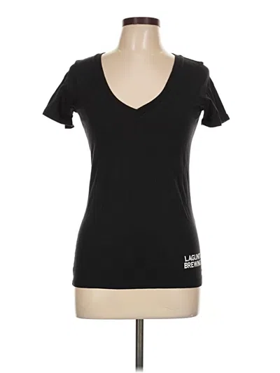 Pre-owned Next Level Apparel Short Sleeve T-shirt In Black