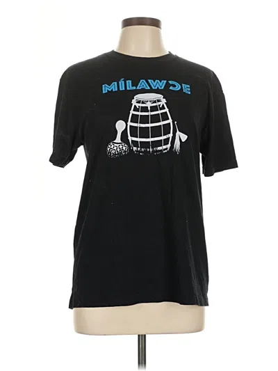 Pre-owned Next Level Apparel Short Sleeve T-shirt In Black