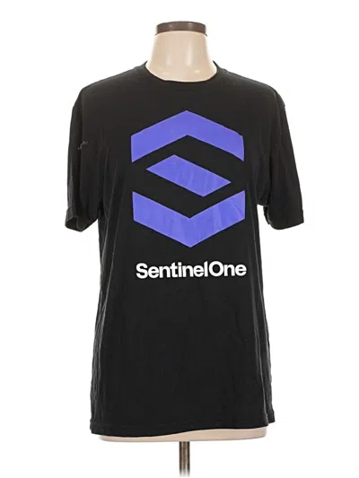 Pre-owned Next Level Apparel Short Sleeve T-shirt In Black