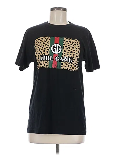 Pre-owned Next Level Apparel Short Sleeve T-shirt In Black