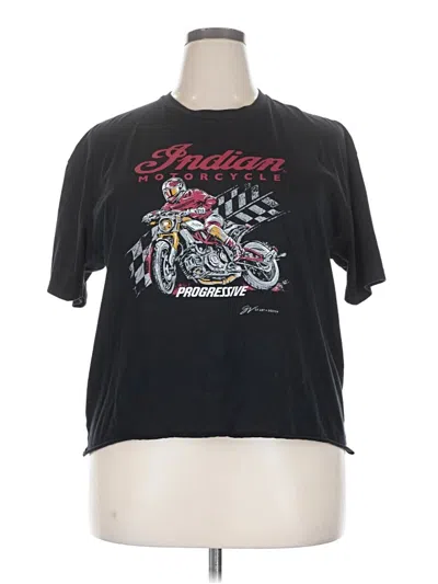 Pre-owned Next Level Apparel Short Sleeve T-shirt In Black