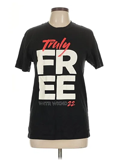 Pre-owned Next Level Apparel Short Sleeve T-shirt In Black