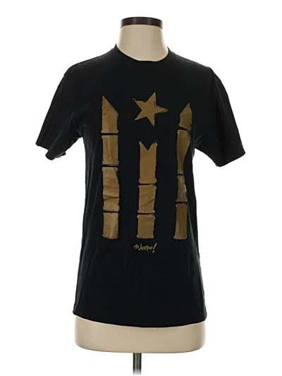 Pre-owned Next Level Apparel Short Sleeve T-shirt In Black