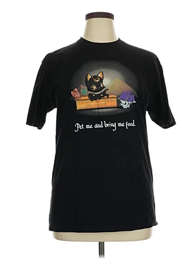 Pre-owned Next Level Apparel Short Sleeve T-shirt In Black