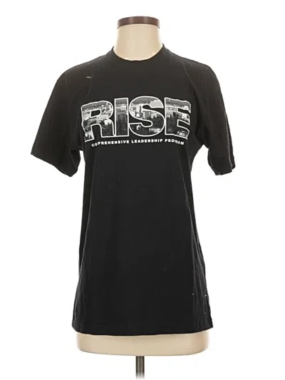 Pre-owned Next Level Apparel Short Sleeve T-shirt In Black