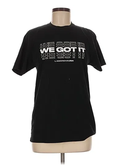 Pre-owned Next Level Apparel Short Sleeve T-shirt In Black