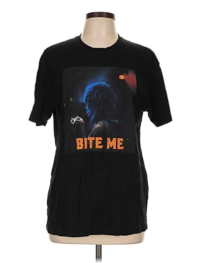 Pre-owned Next Level Apparel Short Sleeve T-shirt In Black