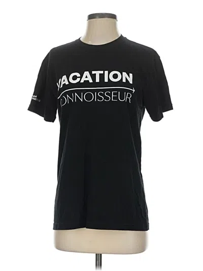 Pre-owned Next Level Apparel Short Sleeve T-shirt In Black