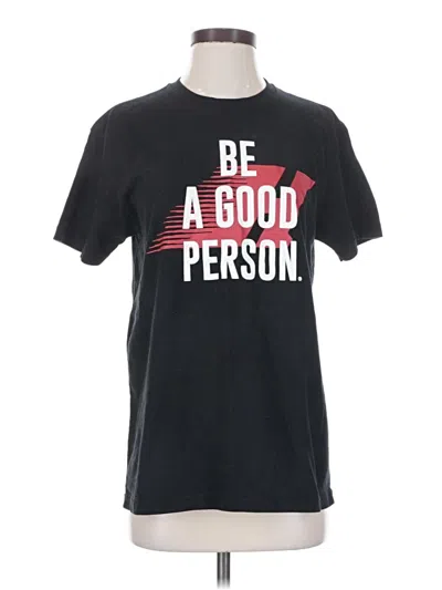Pre-owned Next Level Apparel Short Sleeve T-shirt In Black