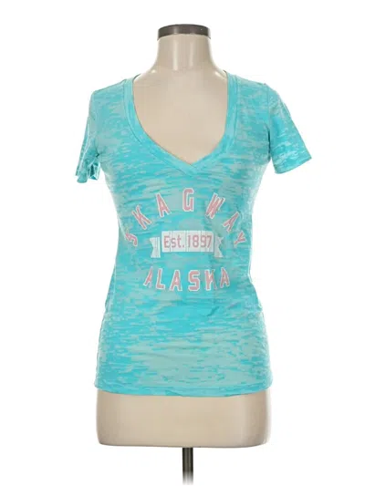 Pre-owned Next Level Apparel Short Sleeve T-shirt In Blue