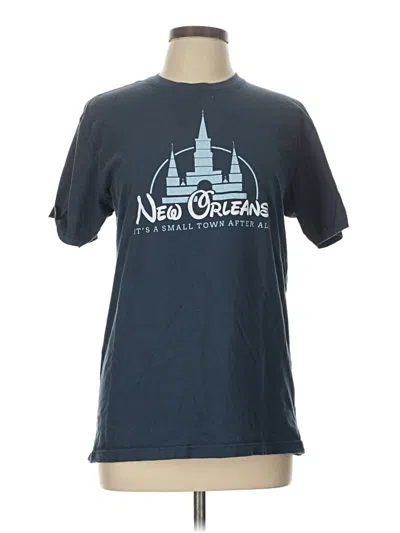 Pre-owned Next Level Apparel Short Sleeve T-shirt In Blue