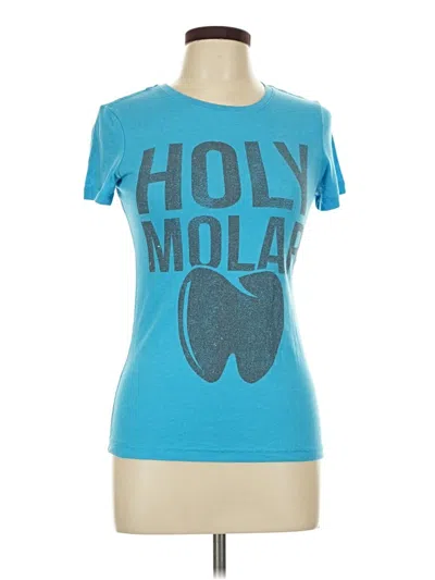 Pre-owned Next Level Apparel Short Sleeve T-shirt In Blue