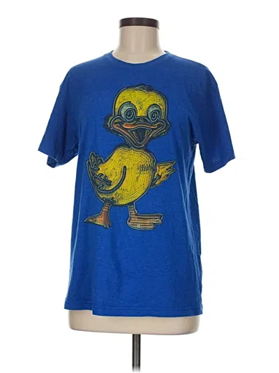 Pre-owned Next Level Apparel Short Sleeve T-shirt In Blue