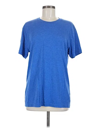 Pre-owned Next Level Apparel Short Sleeve T-shirt In Blue