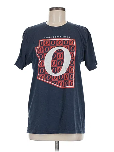 Pre-owned Next Level Apparel Short Sleeve T-shirt In Blue