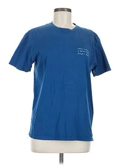 Pre-owned Next Level Apparel Short Sleeve T-shirt In Blue