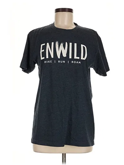 Pre-owned Next Level Apparel Short Sleeve T-shirt In Blue