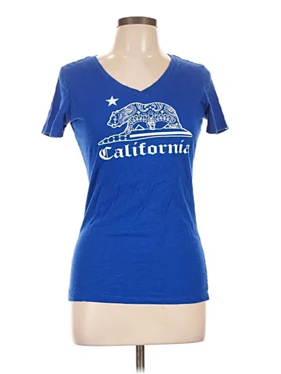 Pre-owned Next Level Apparel Short Sleeve T-shirt In Blue
