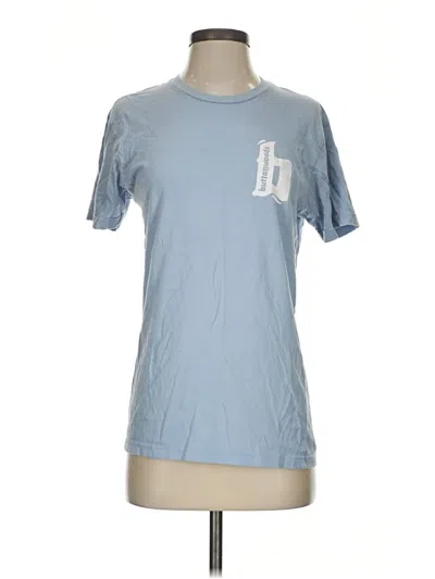 Pre-owned Next Level Apparel Short Sleeve T-shirt In Blue