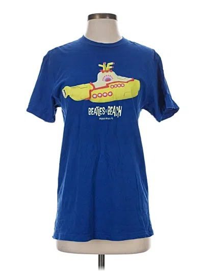 Pre-owned Next Level Apparel Short Sleeve T-shirt In Blue