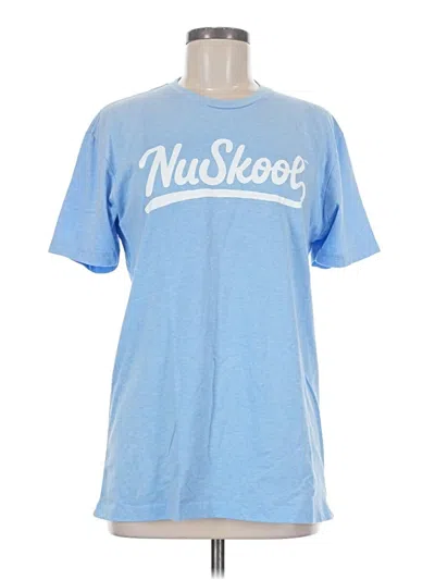 Pre-owned Next Level Apparel Short Sleeve T-shirt In Blue