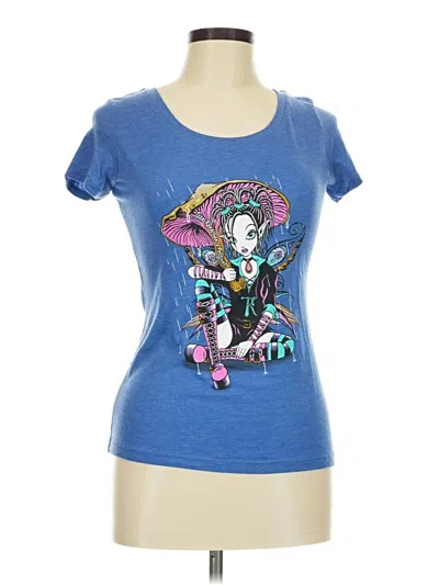 Pre-owned Next Level Apparel Short Sleeve T-shirt In Blue
