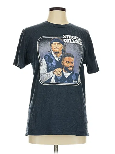 Pre-owned Next Level Apparel Short Sleeve T-shirt In Blue