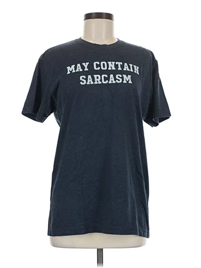 Pre-owned Next Level Apparel Short Sleeve T-shirt In Blue