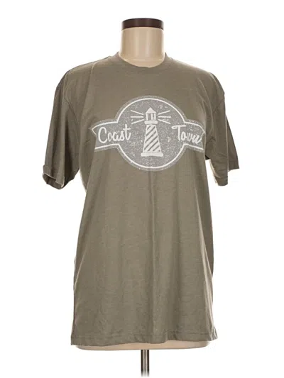 Pre-owned Next Level Apparel Short Sleeve T-shirt In Brown