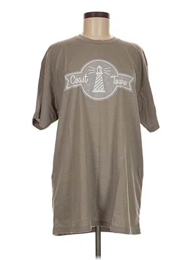 Pre-owned Next Level Apparel Short Sleeve T-shirt In Brown