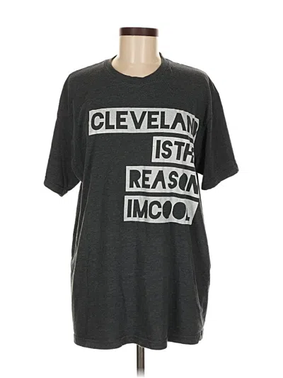 Pre-owned Next Level Apparel Short Sleeve T-shirt In Gray