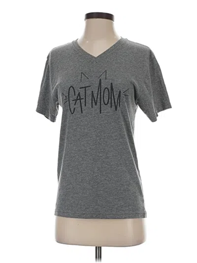 Pre-owned Next Level Apparel Short Sleeve T-shirt In Gray