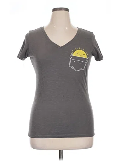 Pre-owned Next Level Apparel Short Sleeve T-shirt In Gray