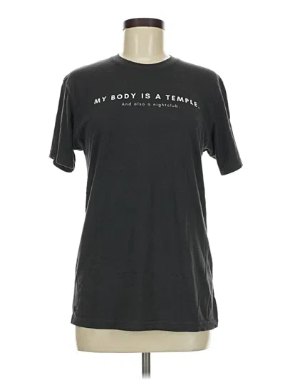 Pre-owned Next Level Apparel Short Sleeve T-shirt In Gray