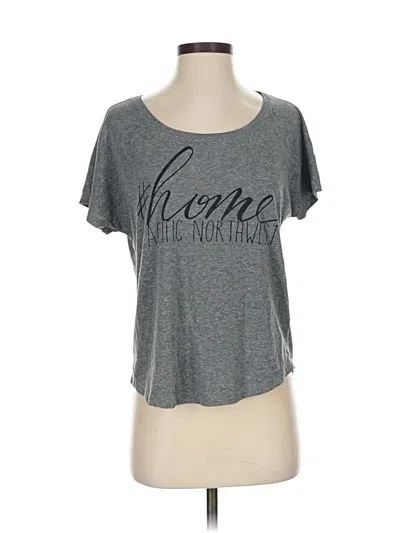 Pre-owned Next Level Apparel Short Sleeve T-shirt In Gray