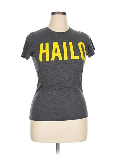 Pre-owned Next Level Apparel Short Sleeve T-shirt In Gray