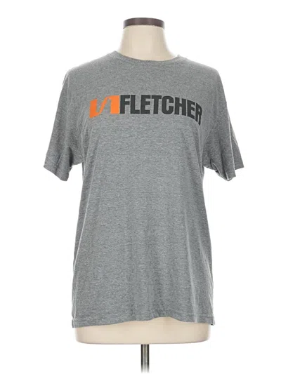 Pre-owned Next Level Apparel Short Sleeve T-shirt In Gray